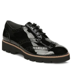 Sale Vionic Alfina Oxford Black Patent|Pewter Metallic|Sand Suede