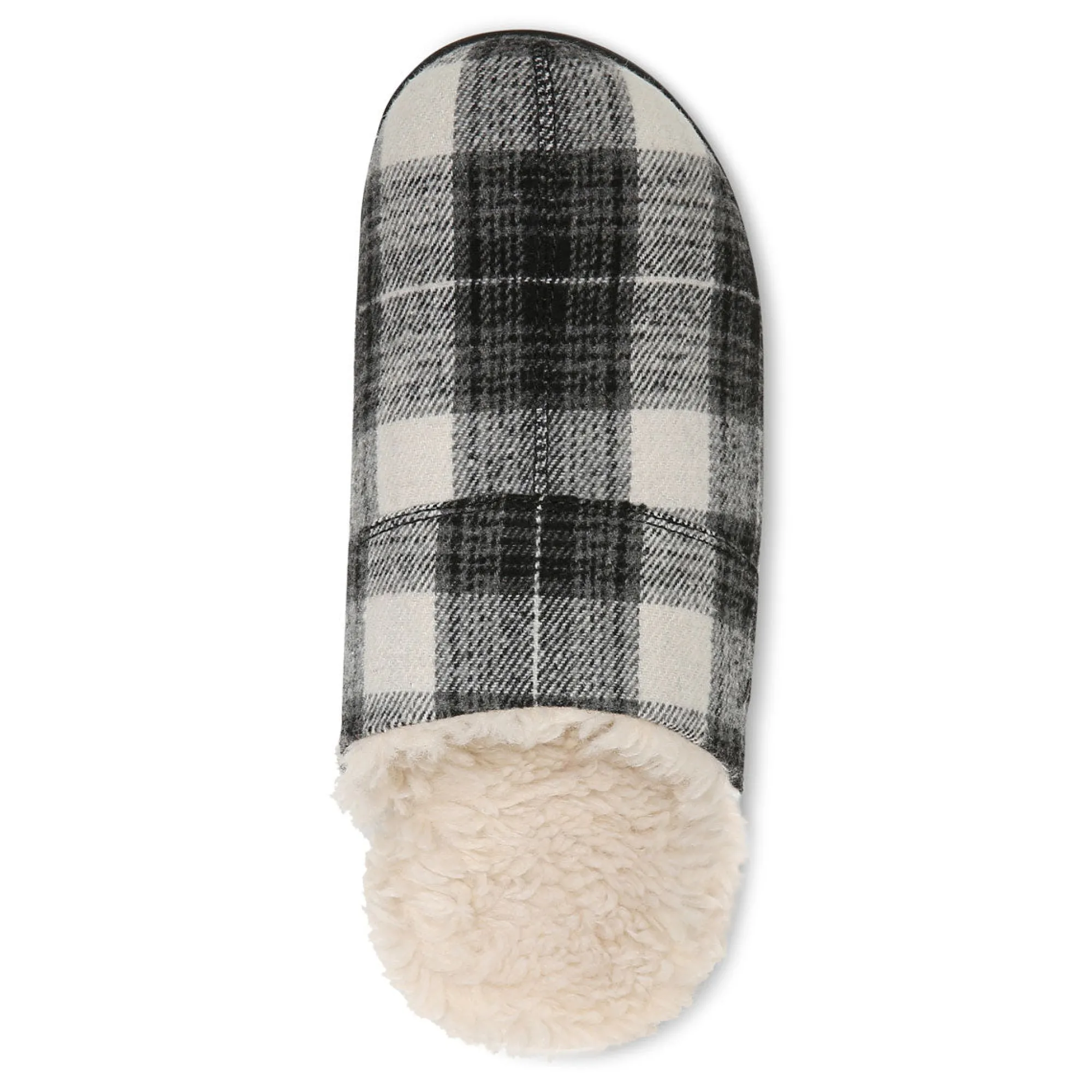 Discount Vionic Alfons Mule Slipper (Plaid) Black Plaid|Brown Plaid