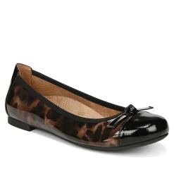 Online Vionic Amorie Flat Black|Black/Leopard Patent|Cream|Navy Patent