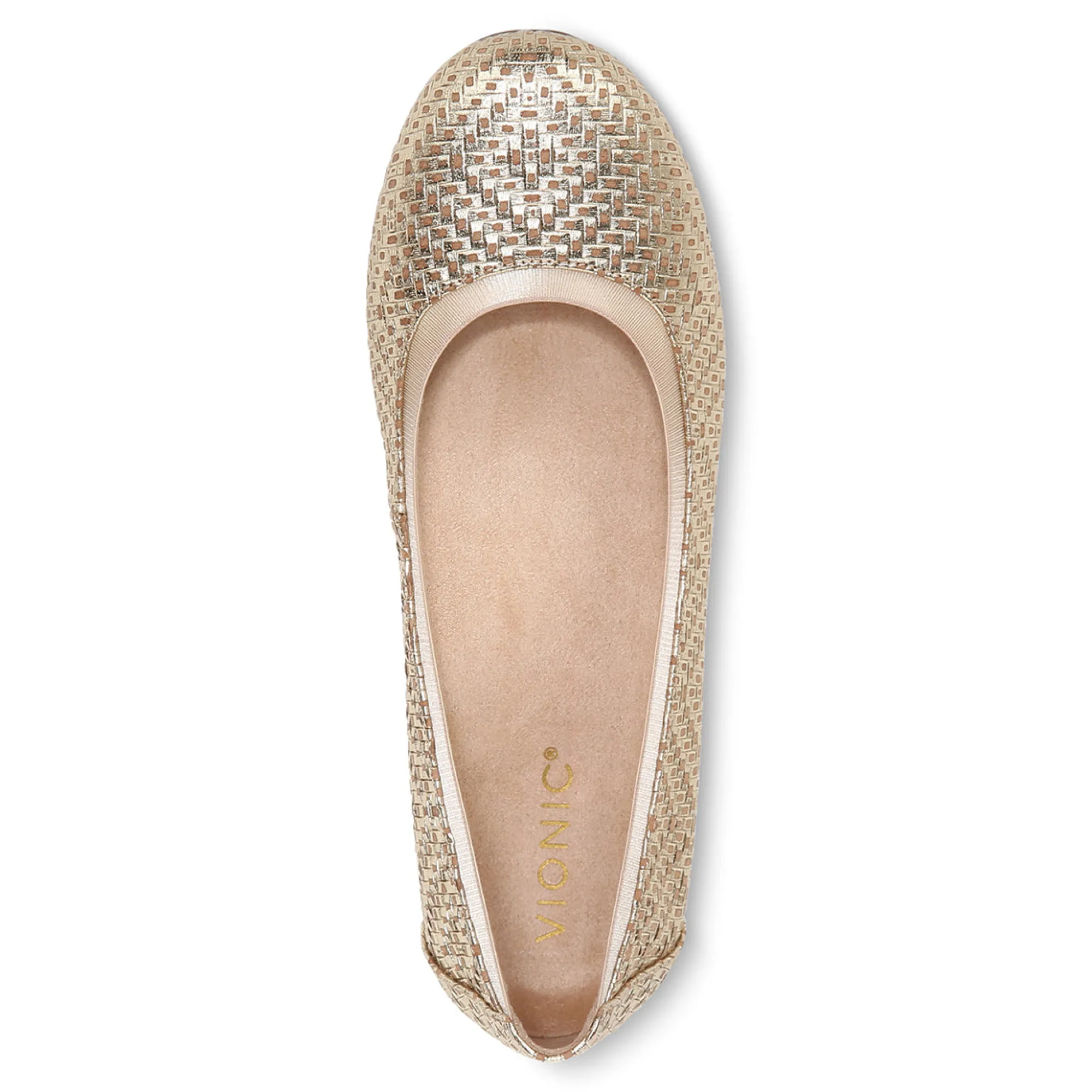 Outlet Vionic Anita Flat Crimson|Dark Teal|Gold|Silver