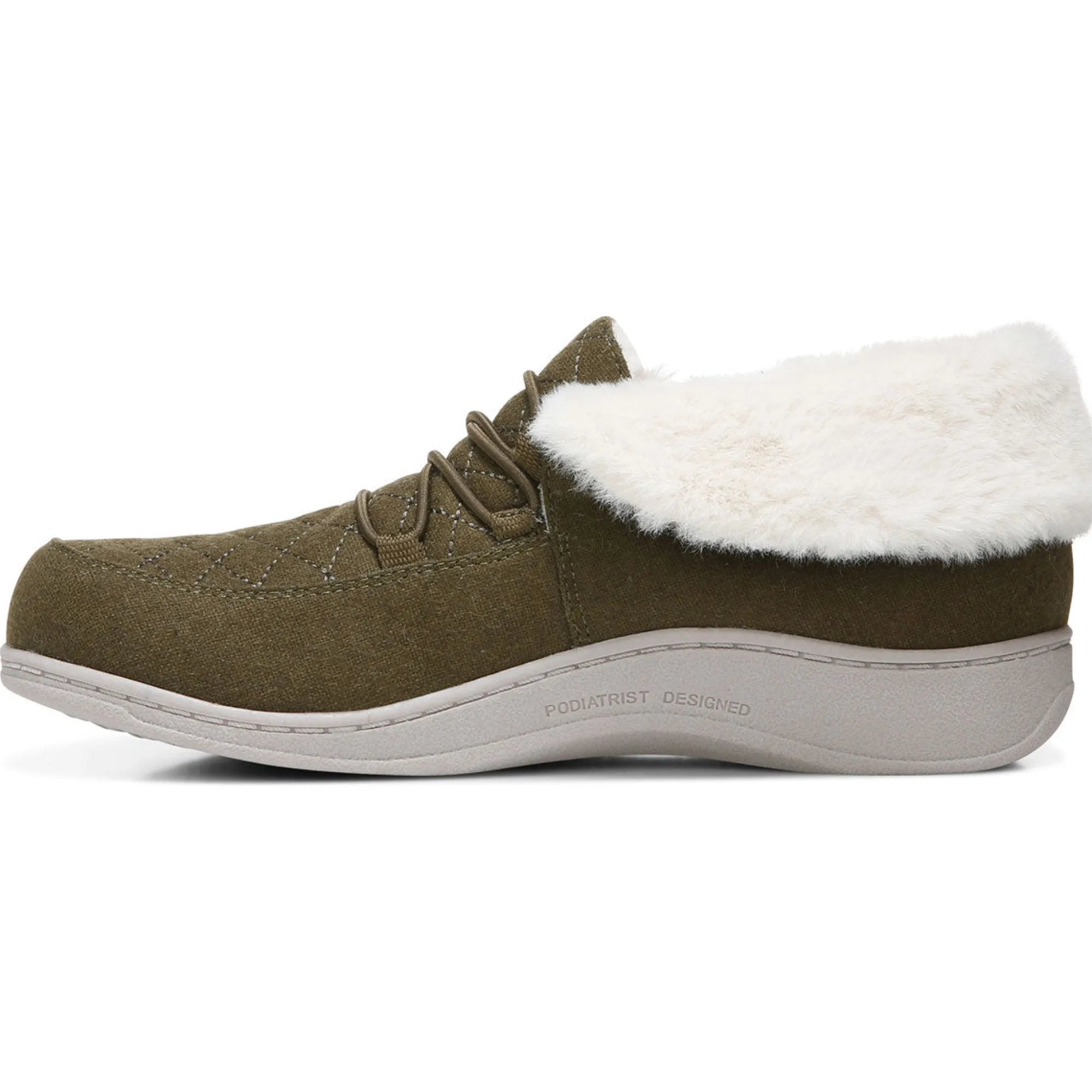 Clearance Vionic Believe Slipper Olive|Black|Mineral|Toffee
