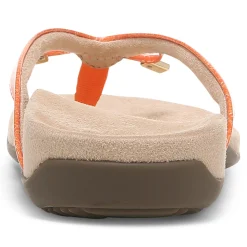 Sale Vionic Bella Toe-Post Sandal Black Patent|Black Print|Gold Cork|Marmalade