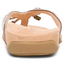 Sale Vionic Bella Toe-Post Sandal Black Patent|Black Print|Gold Cork|Marmalade