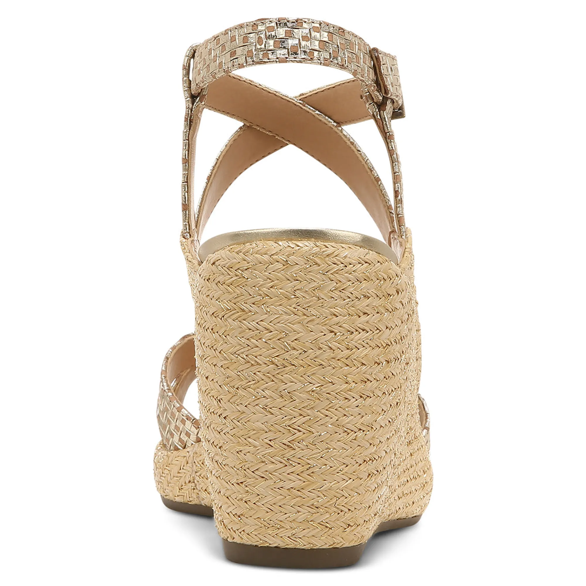 Hot Vionic Bonita Wedge Sandal Gold|Black|Macaroon