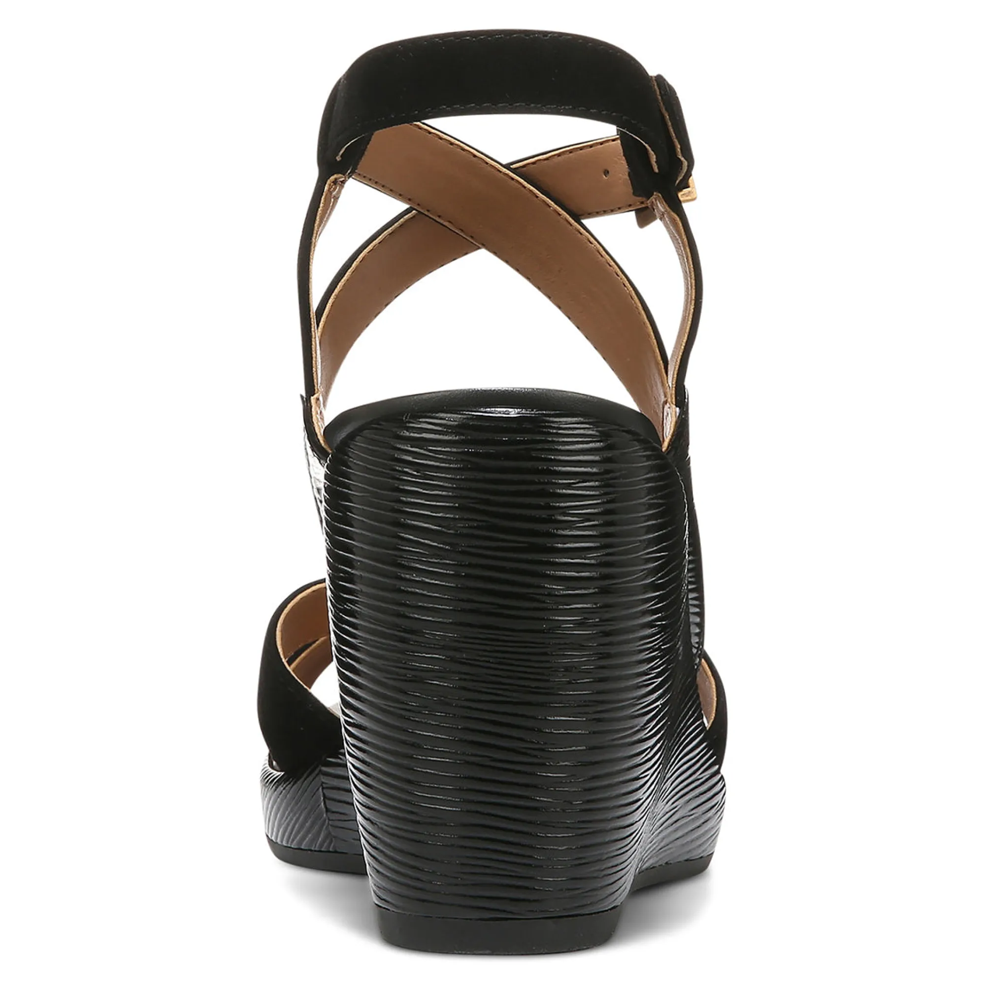 Hot Vionic Bonita Wedge Sandal Gold|Black|Macaroon