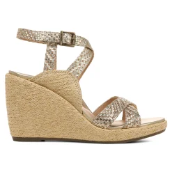 Hot Vionic Bonita Wedge Sandal Gold|Black|Macaroon