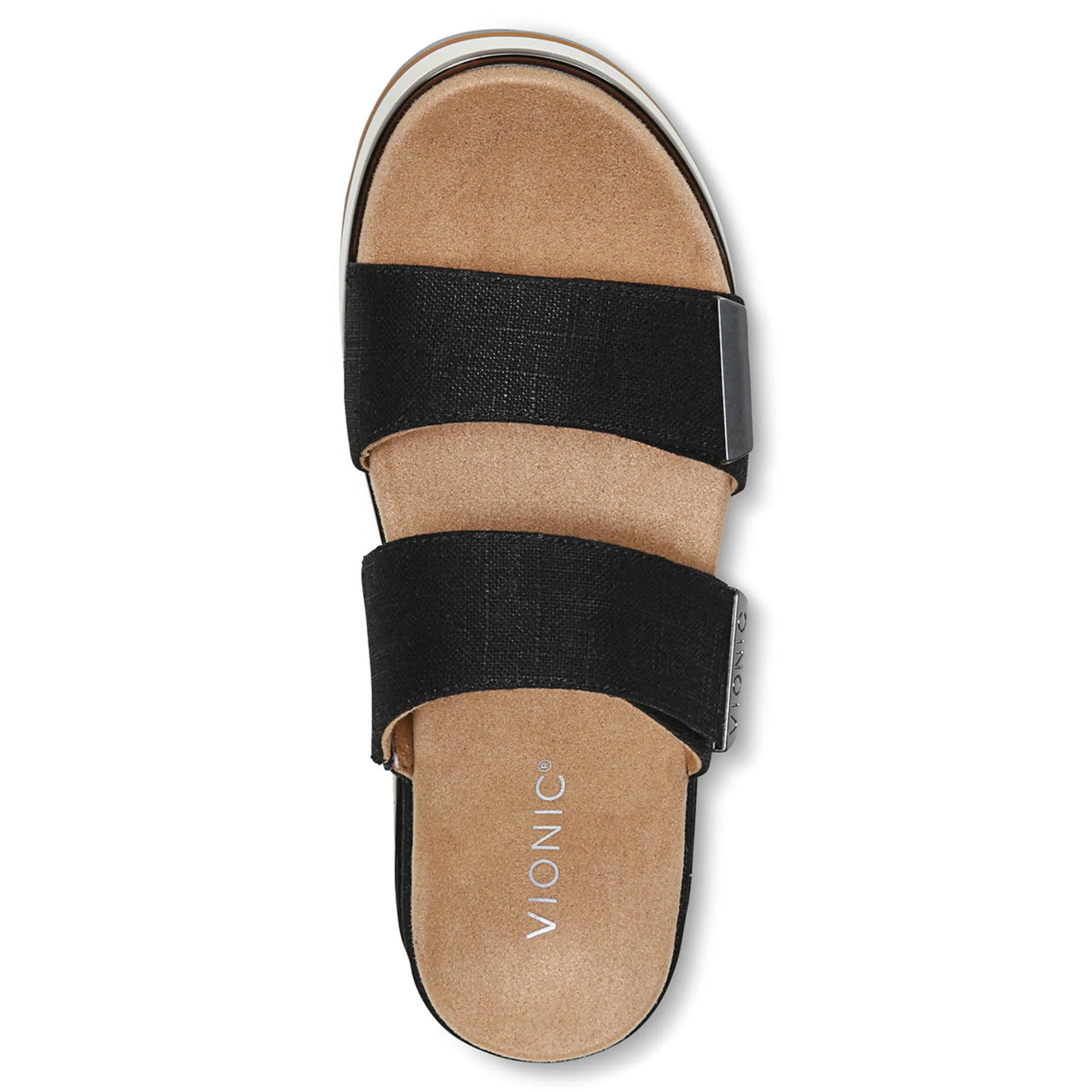 Sale Vionic Brandie Platform Sandal Black Linen|Black Woven|Marshmallow|Papaya