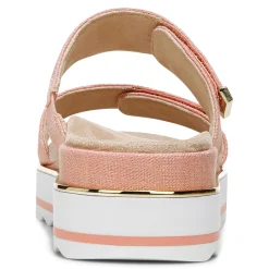 Sale Vionic Brandie Platform Sandal Black Linen|Black Woven|Marshmallow|Papaya