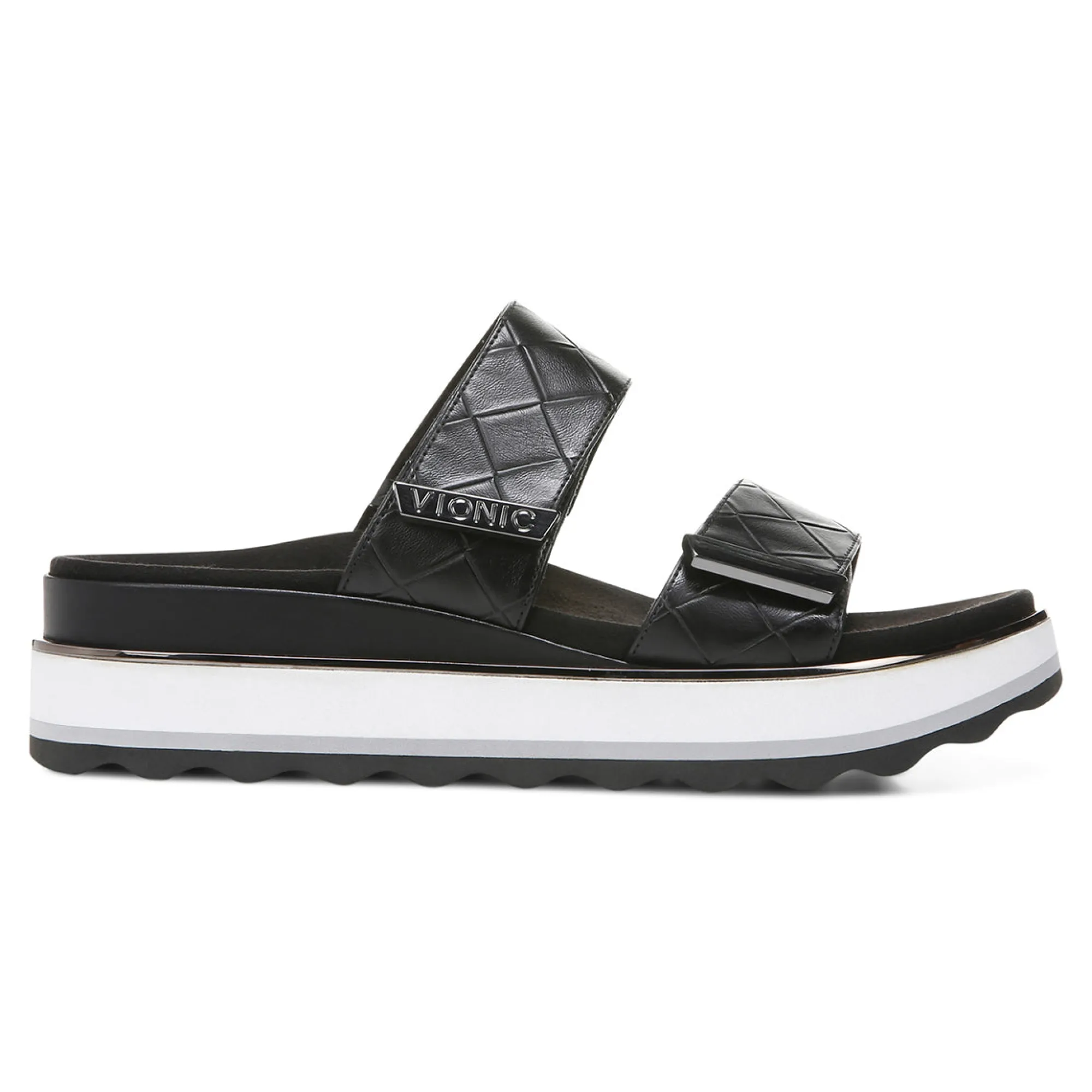 Sale Vionic Brandie Platform Sandal Black Linen|Black Woven|Marshmallow|Papaya