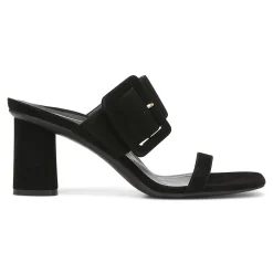 Store Vionic Brookell Heeled Sandal Black Leather|Black Suede|Cream|Gold