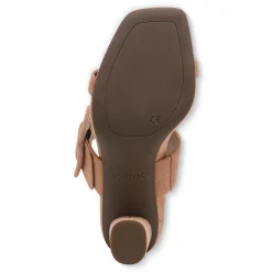 Store Vionic Brookell Heeled Sandal Black Leather|Black Suede|Cream|Gold