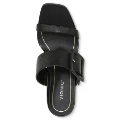 Outlet Vionic Brookell Heeled Sandal Black Leather|Black Suede|Cream|Gold