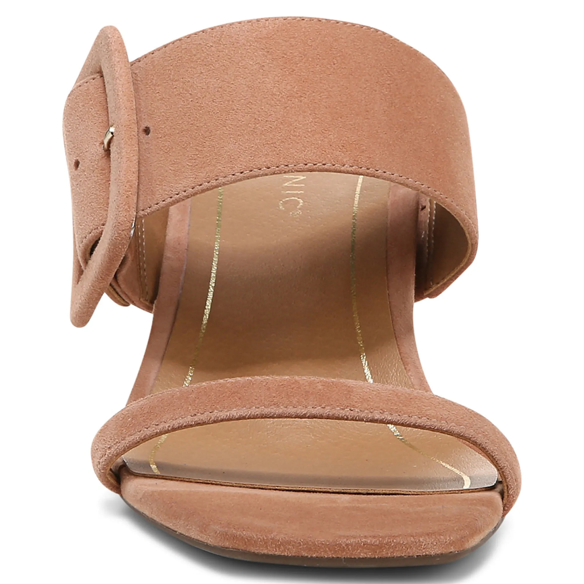 Outlet Vionic Brookell Heeled Sandal Black Leather|Black Suede|Cream|Gold