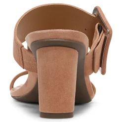 Outlet Vionic Brookell Heeled Sandal Black Leather|Black Suede|Cream|Gold