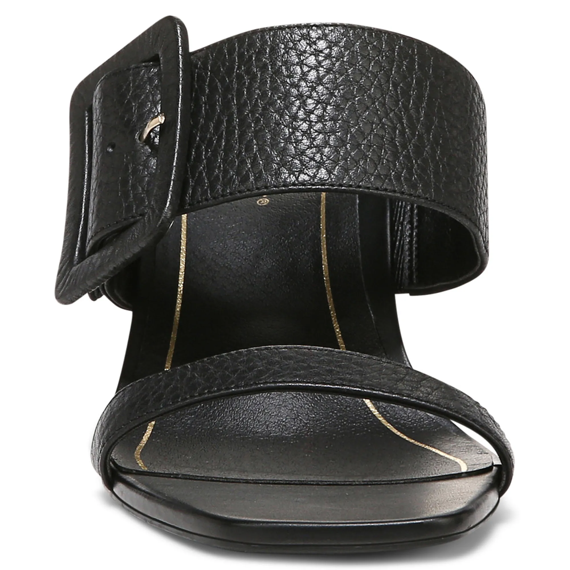 Outlet Vionic Brookell Heeled Sandal Black Leather|Black Suede|Cream|Gold