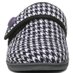 Shop Vionic Carlin Slipper Black|Cream|Cream Multi|Light Grey