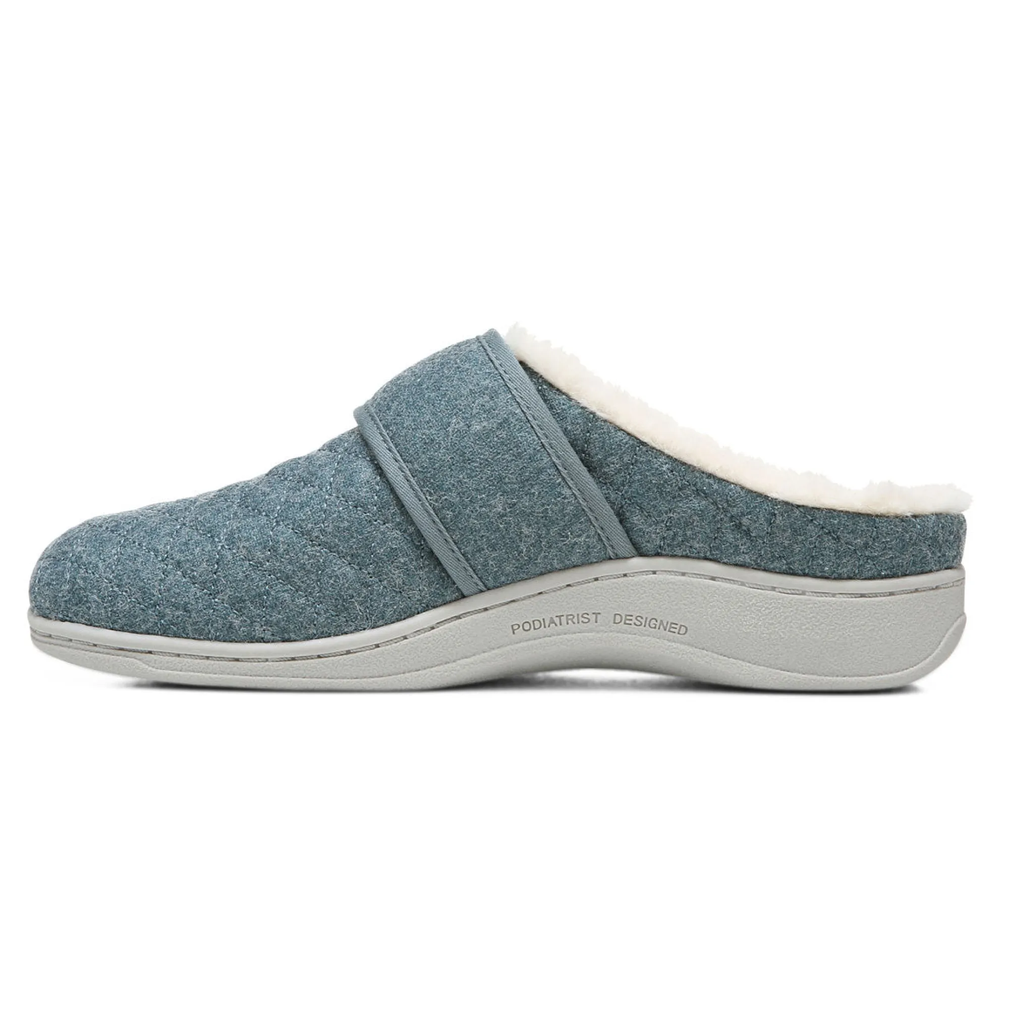 Shop Vionic Carlin Slipper Black|Cream|Cream Multi|Light Grey