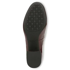 Clearance Vionic Carmel Heel Black|Black Patent Leopard|Crimson Red|Pewter Metallic