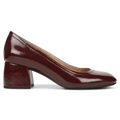 Clearance Vionic Carmel Heel Black|Black Patent Leopard|Crimson Red|Pewter Metallic