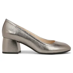 Clearance Vionic Carmel Heel Black|Black Patent Leopard|Crimson Red|Pewter Metallic