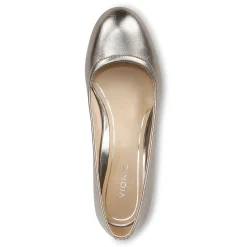 Clearance Vionic Carmel Heel Black|Black Patent Leopard|Crimson Red|Pewter Metallic