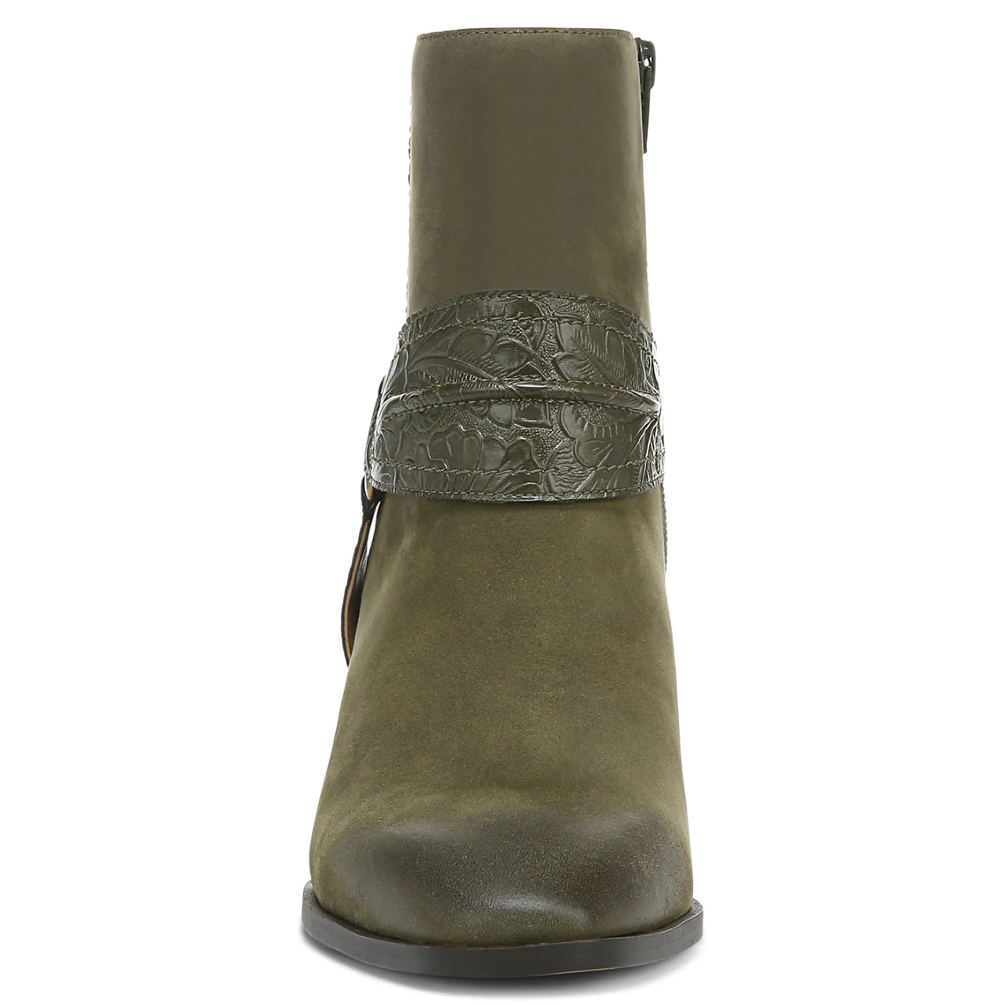 Online Vionic Carnelia Bootie Olive|Black|Cream