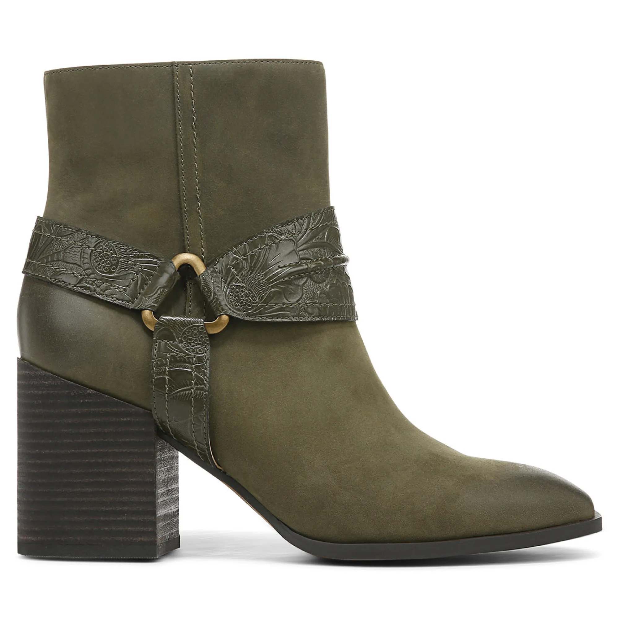 Online Vionic Carnelia Bootie Olive|Black|Cream