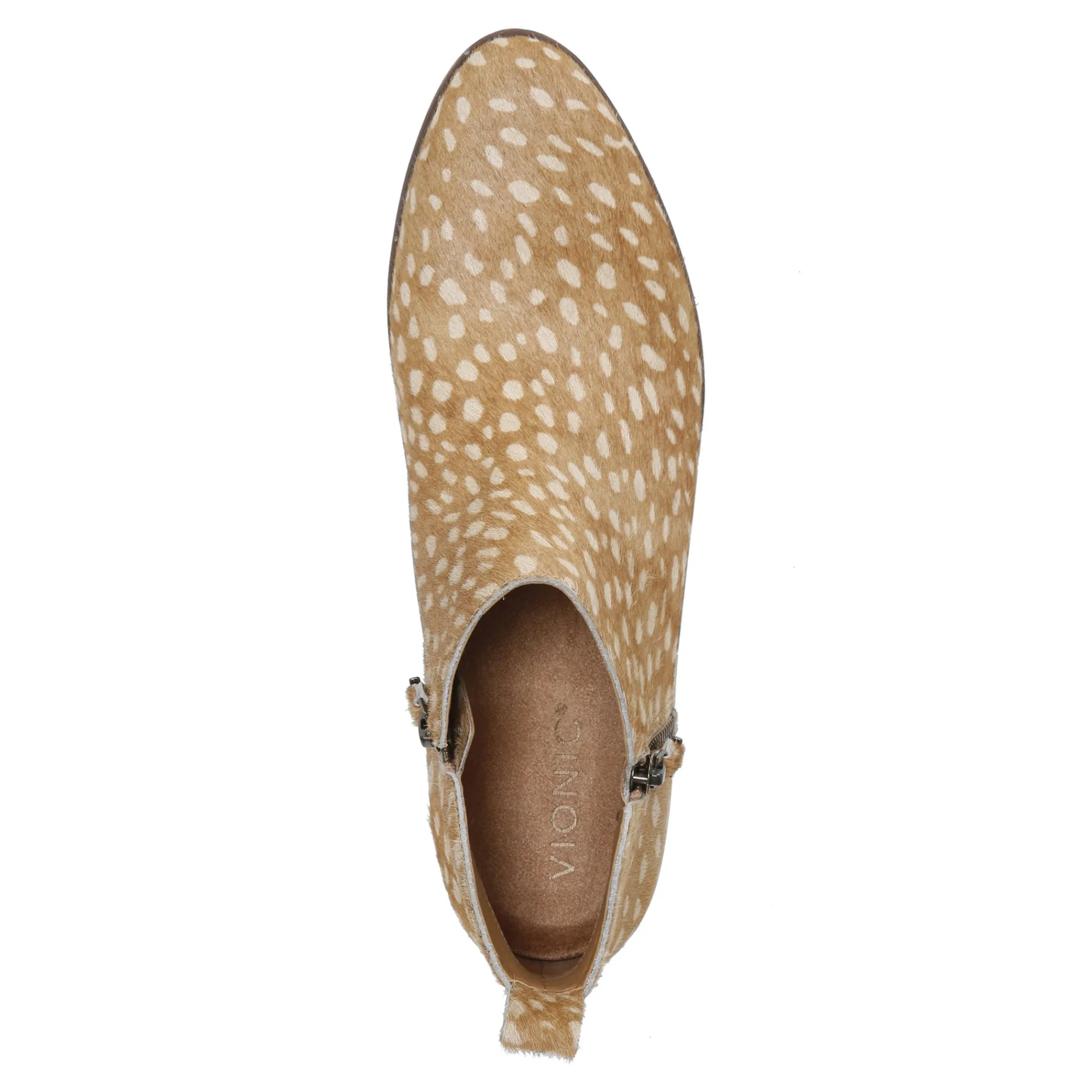 Shop Vionic Cecily Ankle Bootie Black|Calf Hair Tan|Chocolate|Cognac