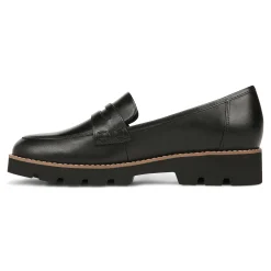 Discount Vionic Cheryl Ii Loafer Black Leather|Sand Suede