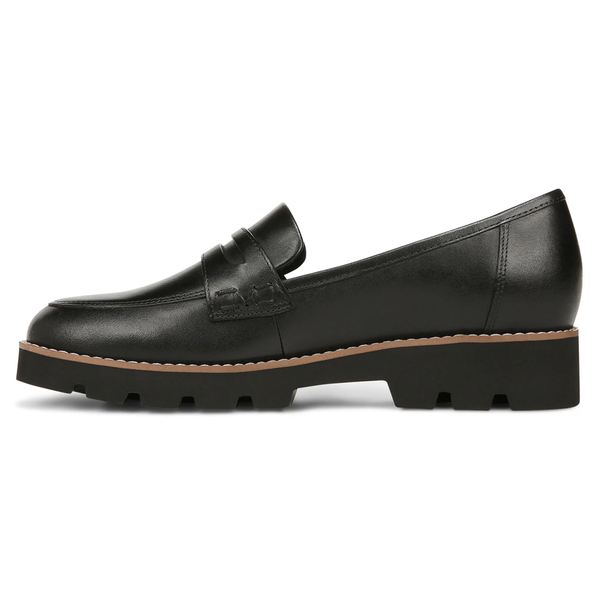 Discount Vionic Cheryl Ii Loafer Black Leather|Sand Suede