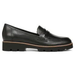 Discount Vionic Cheryl Ii Loafer Black Leather|Sand Suede