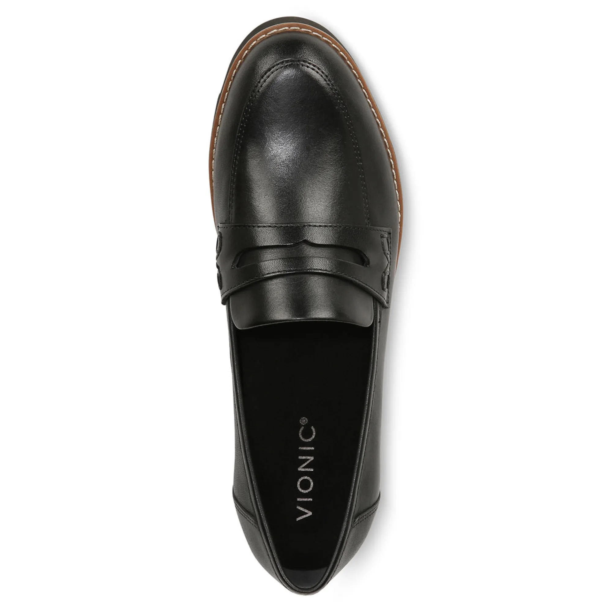 Discount Vionic Cheryl Ii Loafer Black Leather|Sand Suede