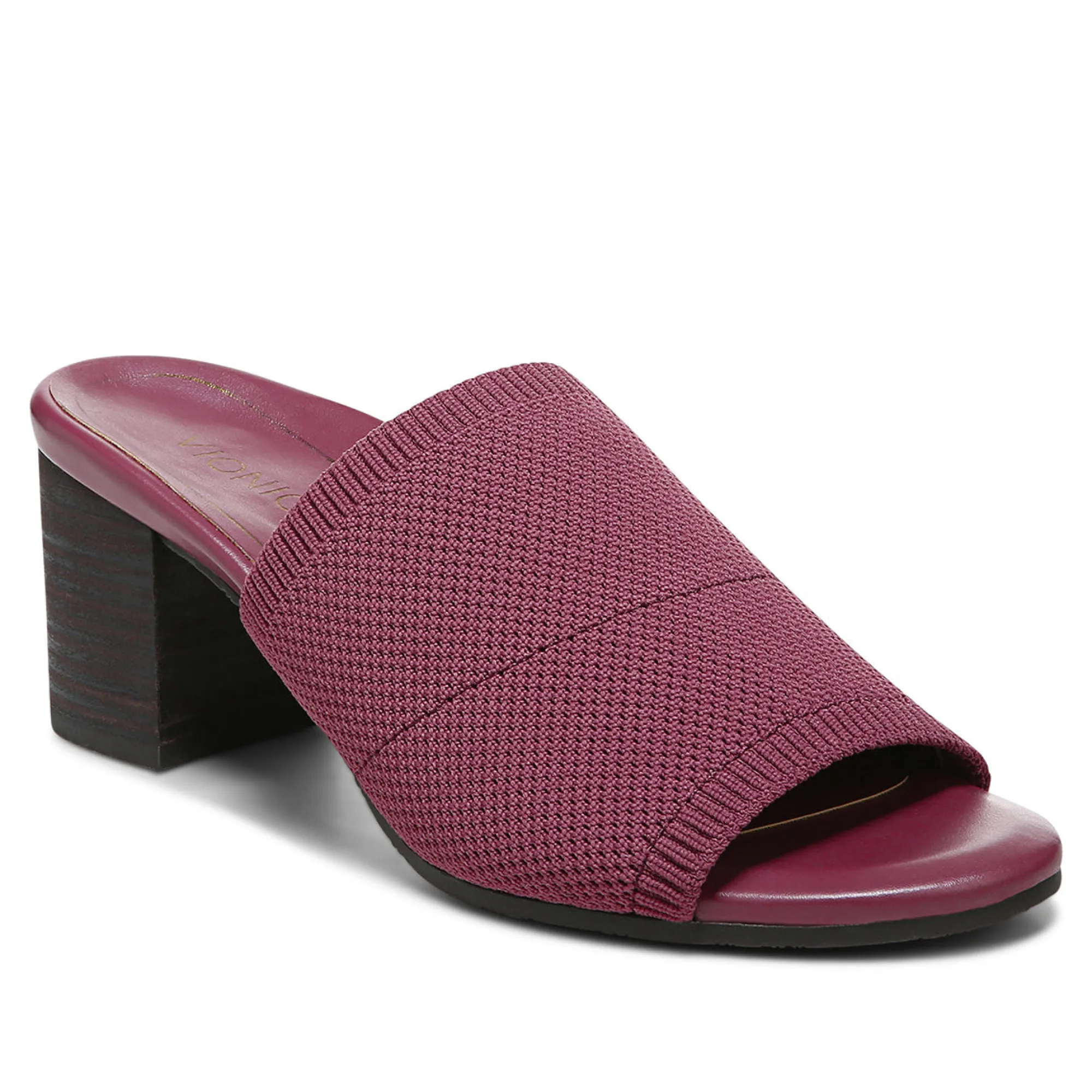 Shop Vionic Fleur Heeled Sandal Black/Black|Light Grey|Navy|Shiraz