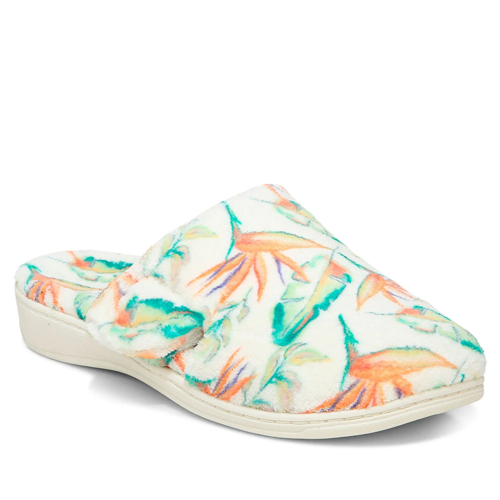 Clearance Vionic Gemma Mule Slipper Ii Pink|Terracotta|Tropical Marshmallow|Tropical Papaya