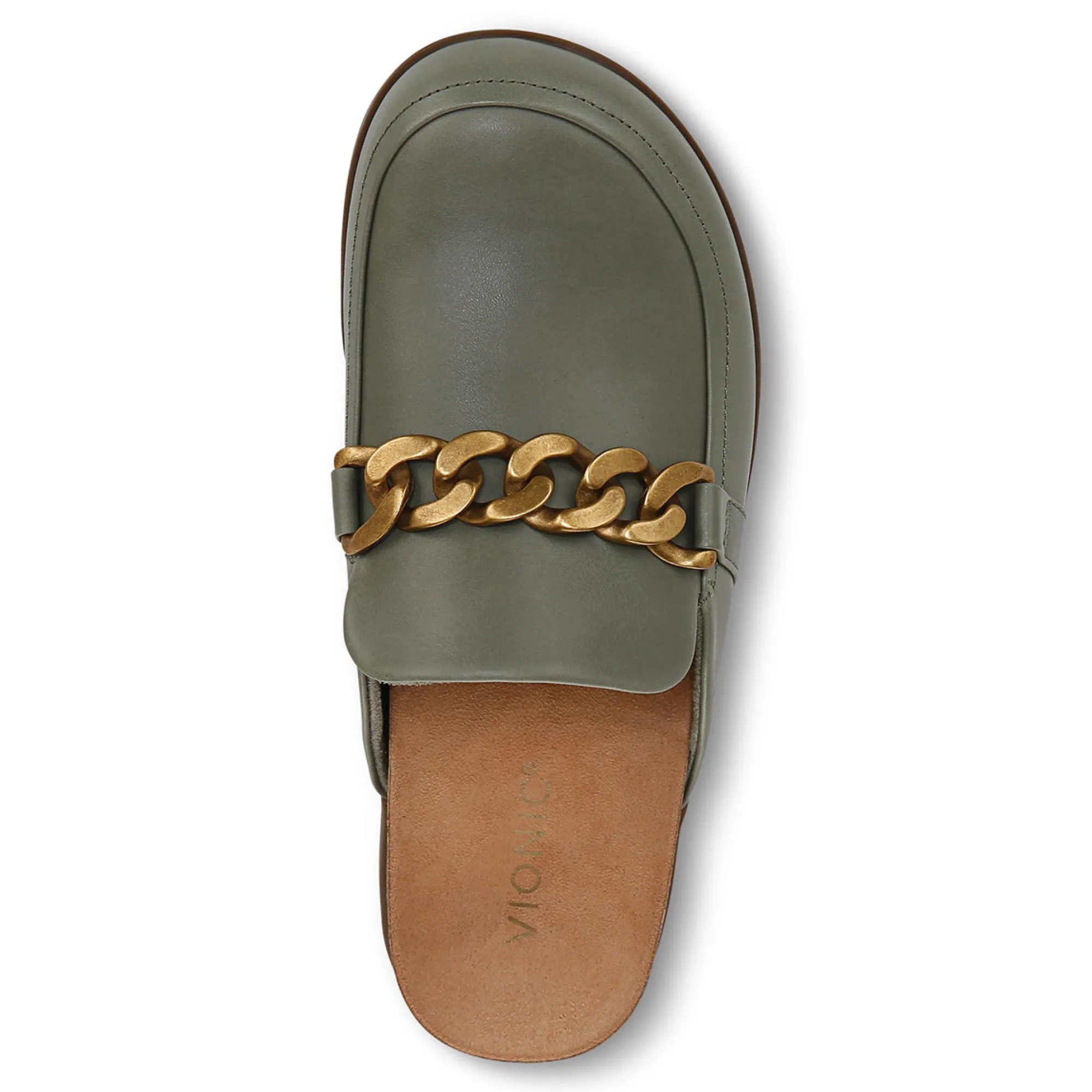 Cheap Vionic Georgie Mule Cream|Army Green|Black Leather|Black Suede