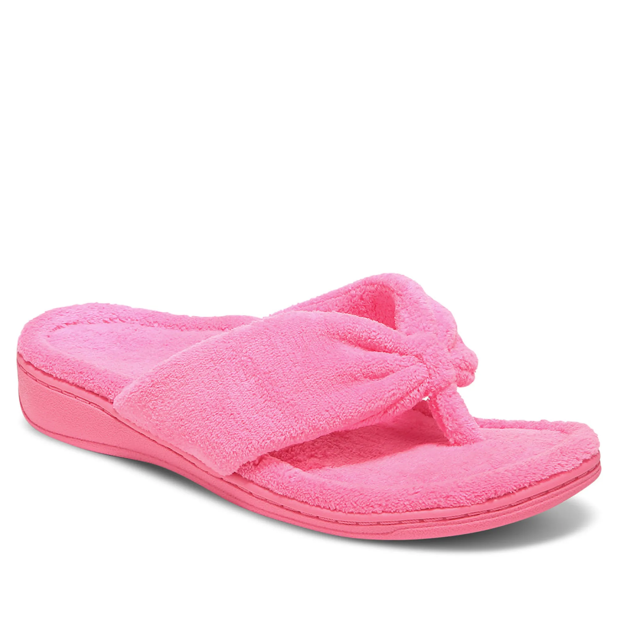 Cheap Vionic Gracie Toe Post Slipper Black|Electric Pink|Gold Cream|Marshmallow