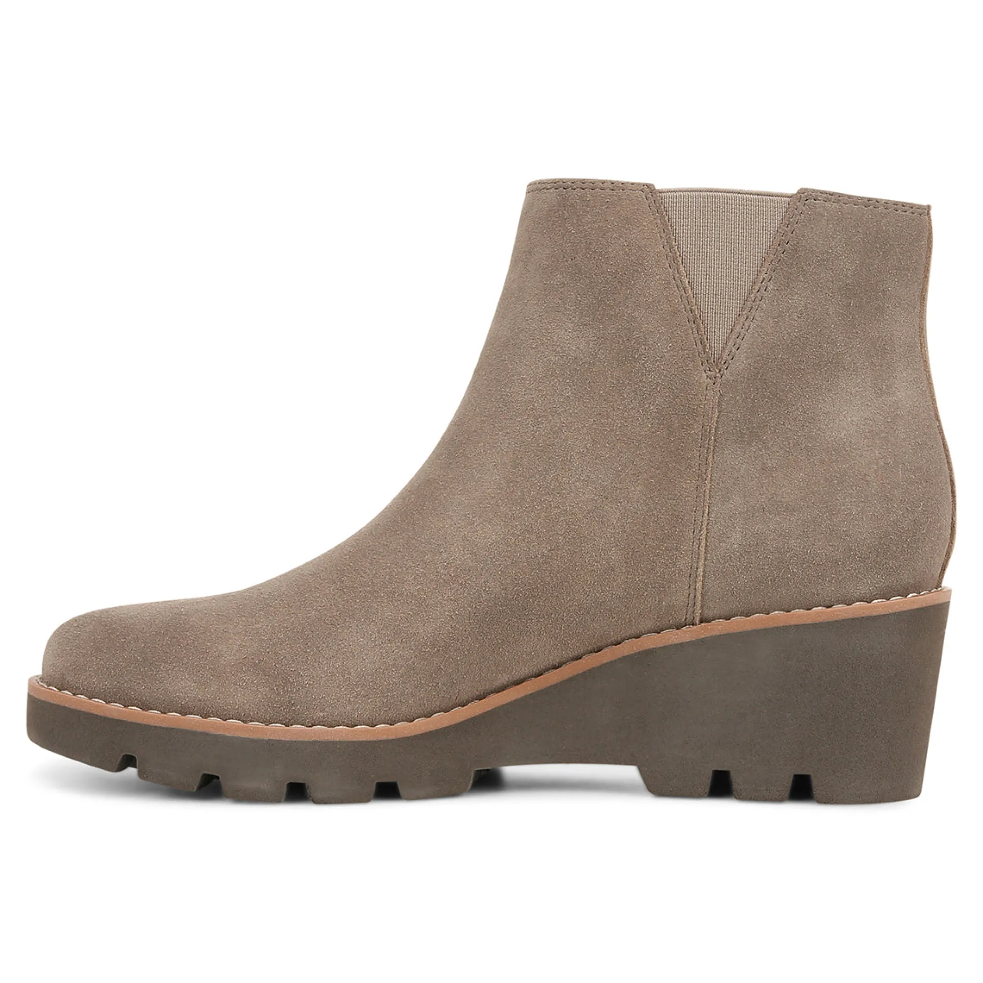 Shop Vionic Hazal Ankle Boot Black Suede|Cognac Suede|Stone Suede