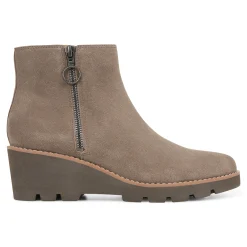 Shop Vionic Hazal Ankle Boot Black Suede|Cognac Suede|Stone Suede