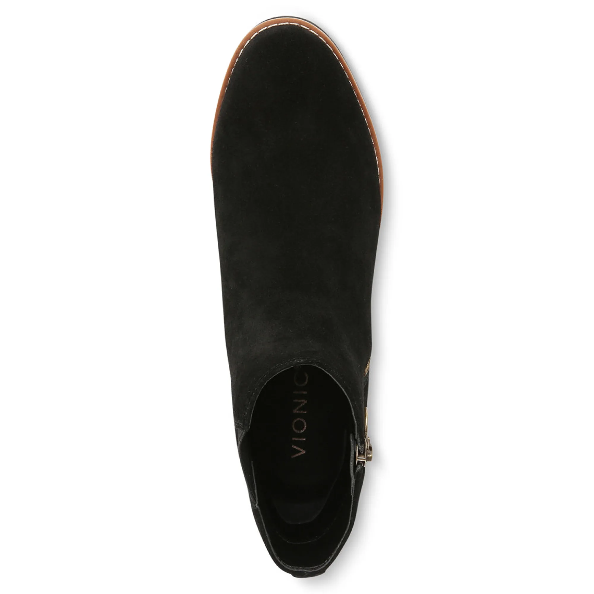 Shop Vionic Hazal Ankle Boot Black Suede|Cognac Suede|Stone Suede