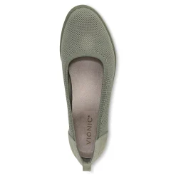 Online Vionic Jacey Knit Wedge Army Green|Black|Charcoal|Shiraz