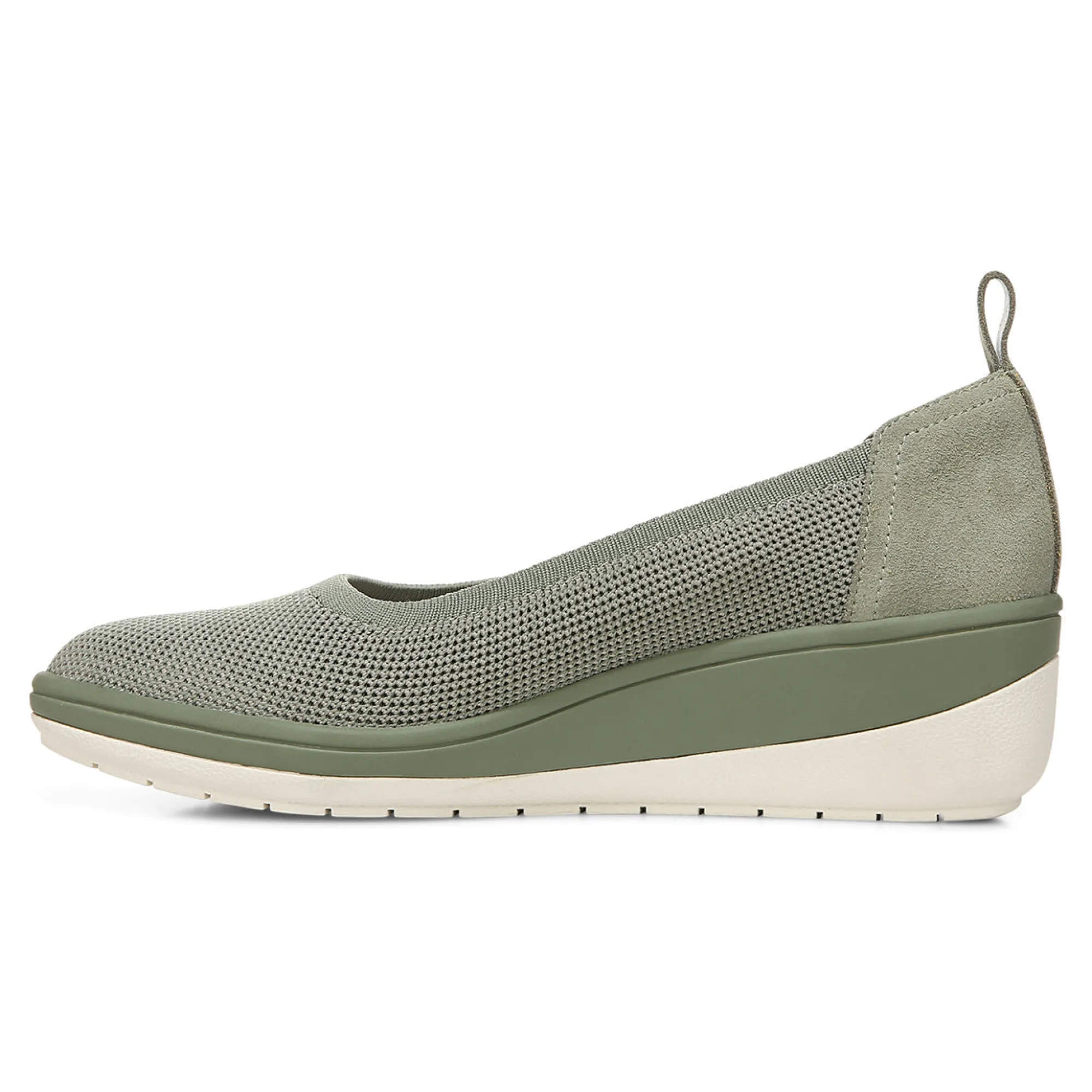 Online Vionic Jacey Knit Wedge Army Green|Black|Charcoal|Shiraz