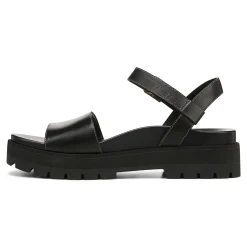 Fashion Vionic Jamie Flatform Sandal Black|Tan