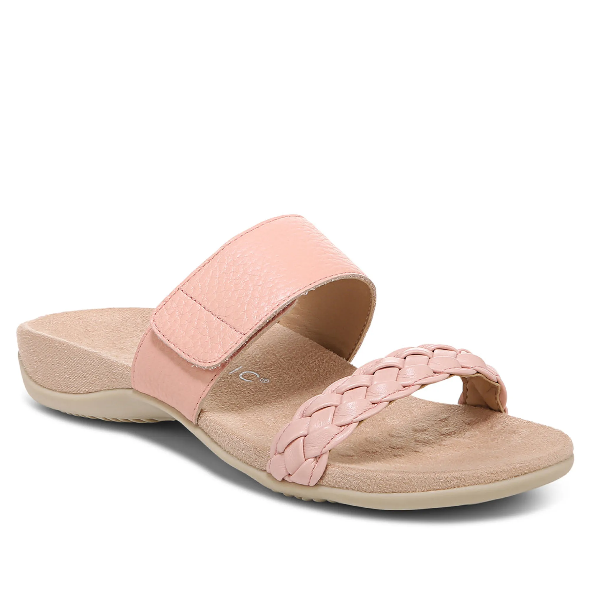 Store Vionic Jeanne Slide Sandal (Wide) Black|Cream|Gold|Rose