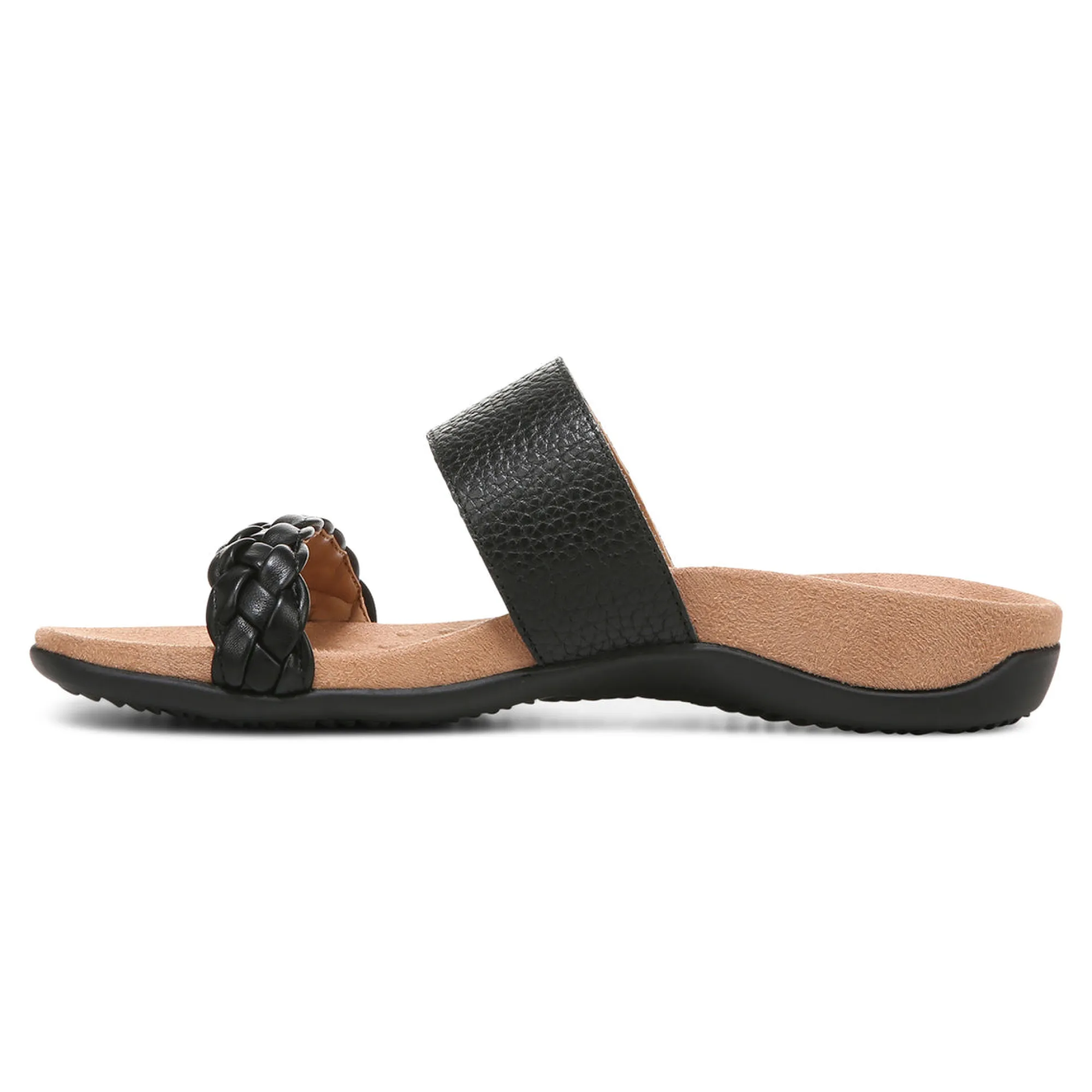 Store Vionic Jeanne Slide Sandal (Wide) Black|Cream|Gold|Rose
