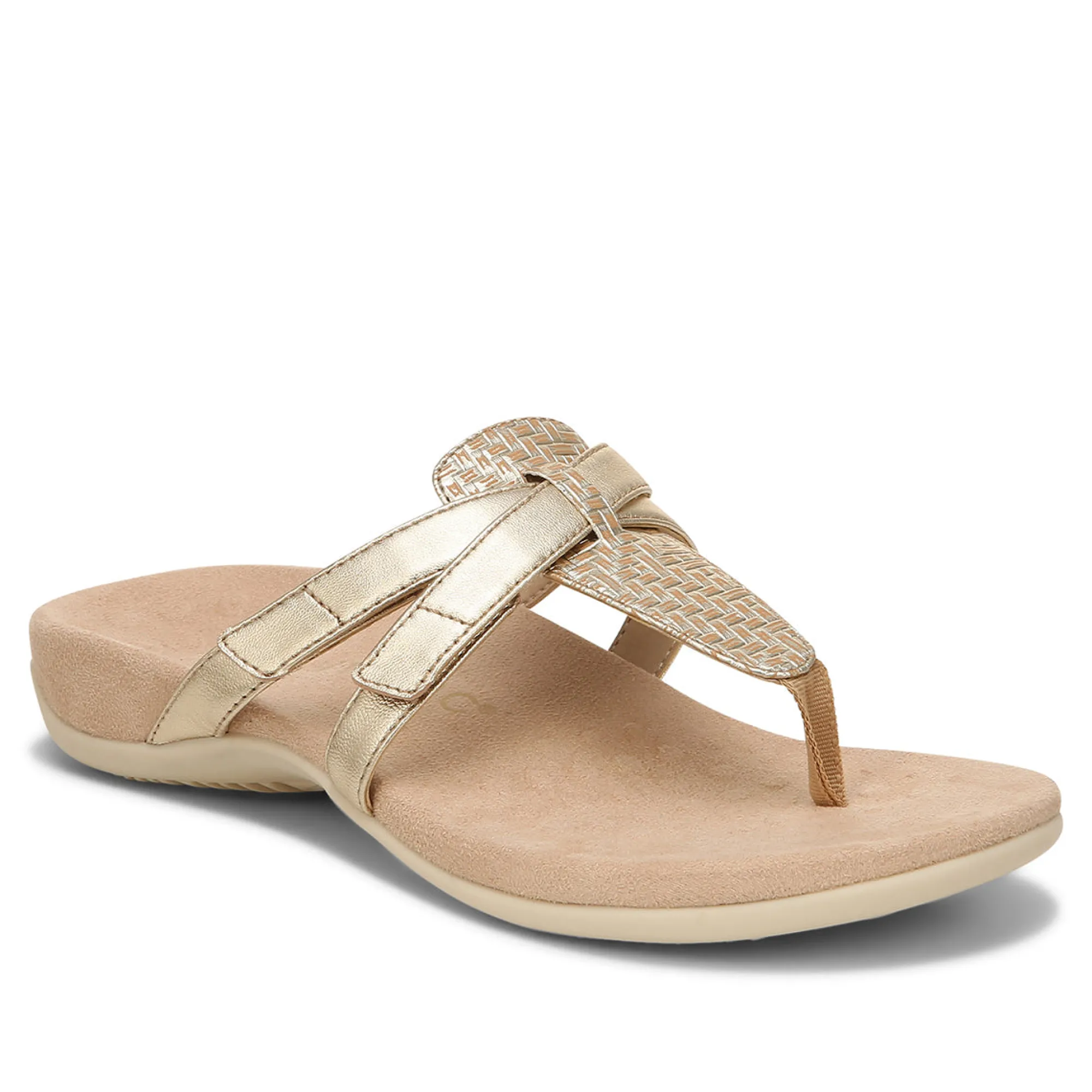 Flash Sale Vionic Karley Toe Post Sandal Black|Cream|Gold|Roze