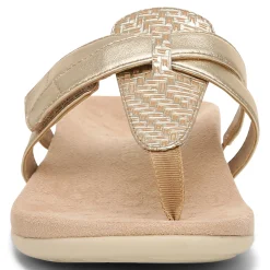 Flash Sale Vionic Karley Toe Post Sandal Black|Cream|Gold|Roze