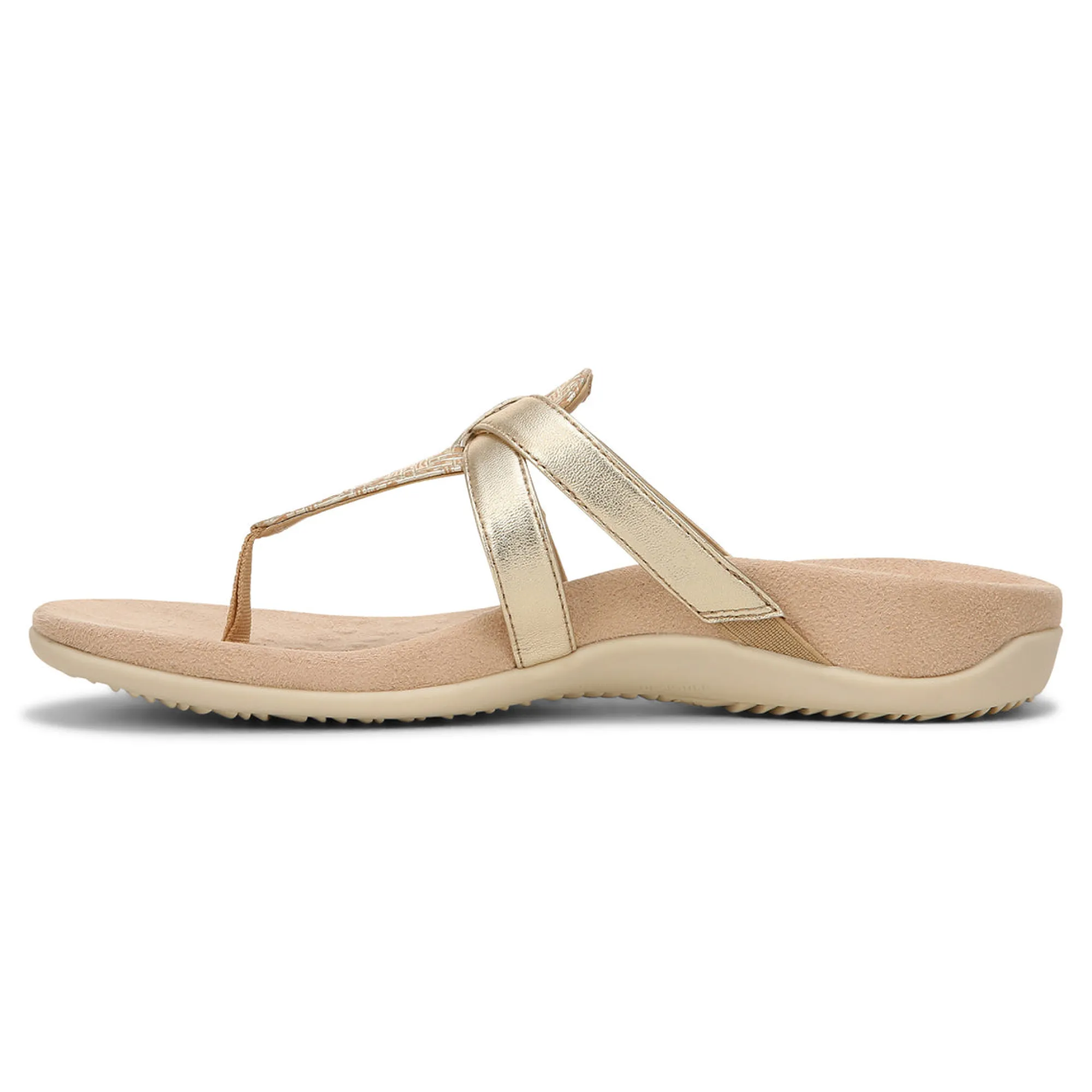 Flash Sale Vionic Karley Toe Post Sandal Black|Cream|Gold|Roze