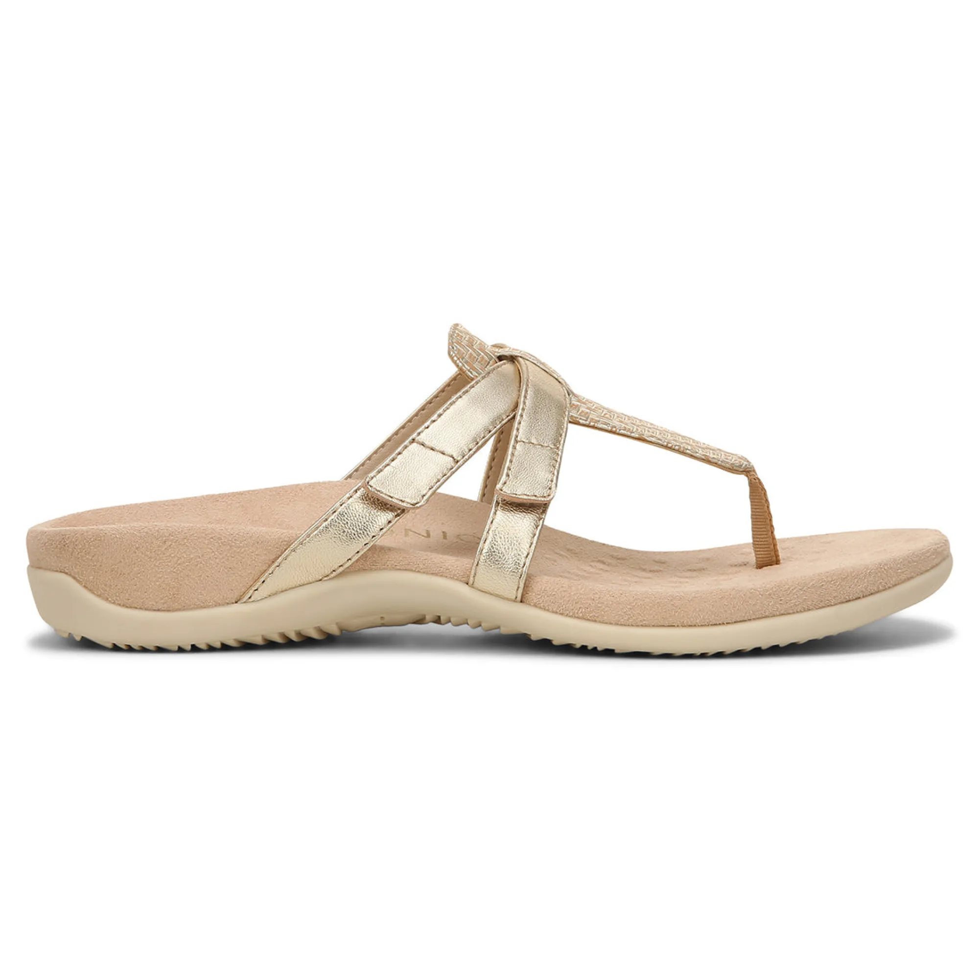 Flash Sale Vionic Karley Toe Post Sandal Black|Cream|Gold|Roze