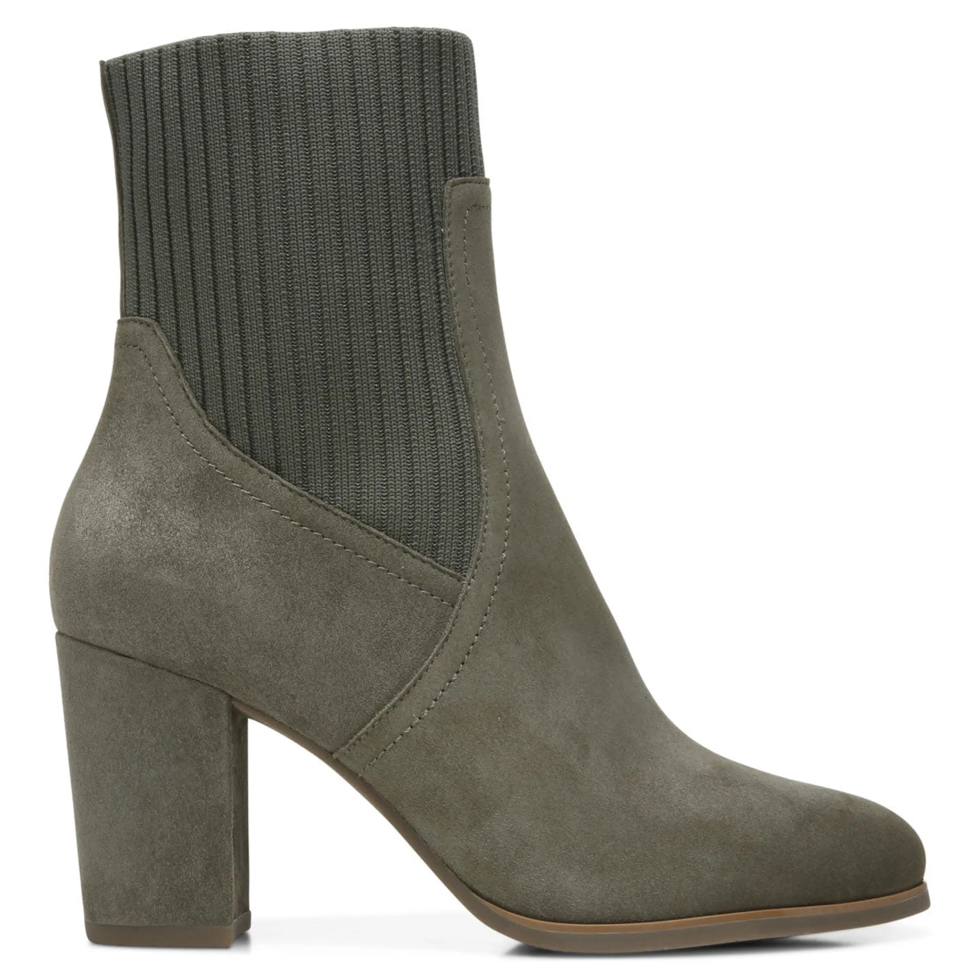 Outlet Vionic Kaylee Ankle Boot Black Suede Knit|Dark Taupe Suede/Knit|Olive|Toffee
