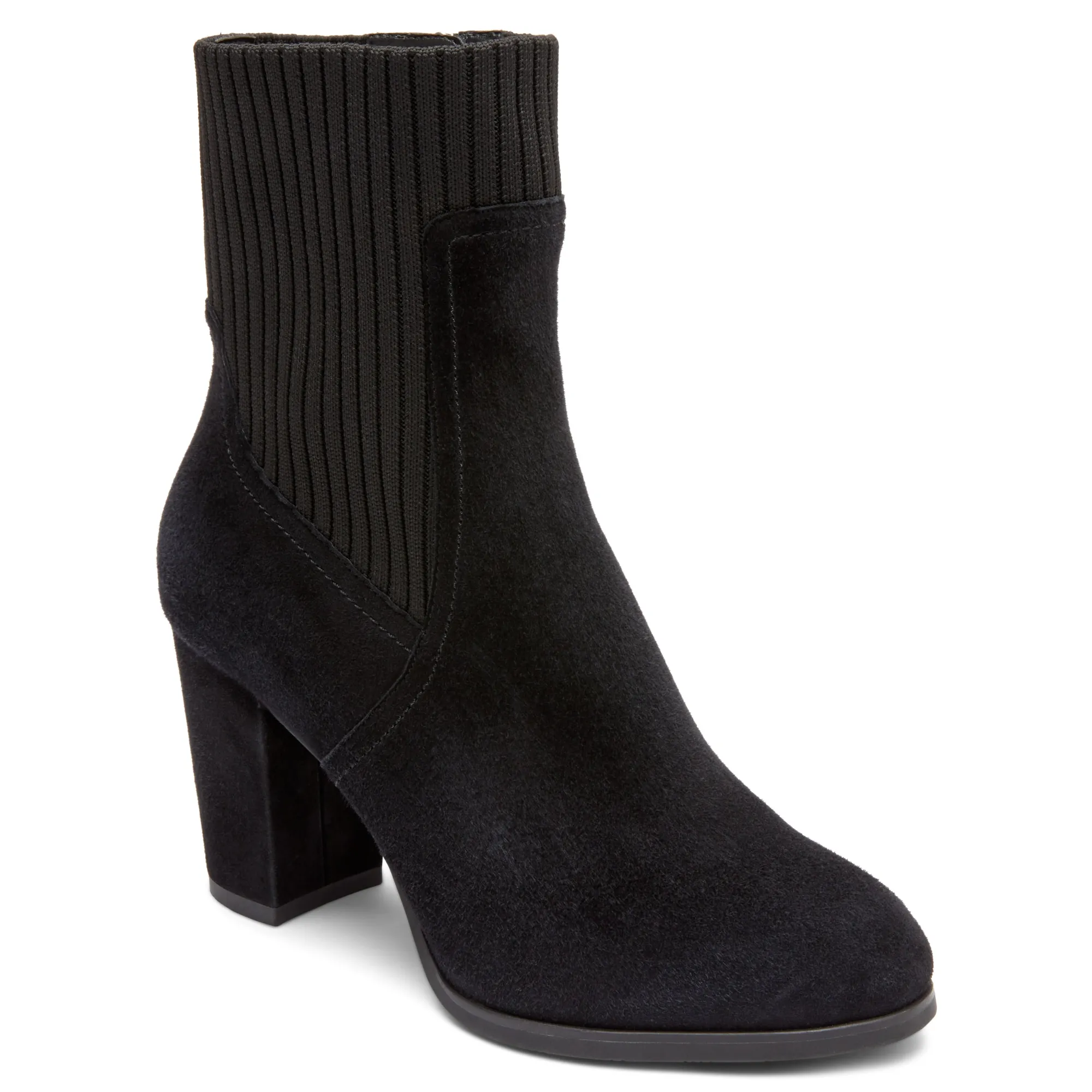 Best Vionic Kaylee Ankle Boot Black Suede Knit|Dark Taupe Suede/Knit|Olive|Toffee